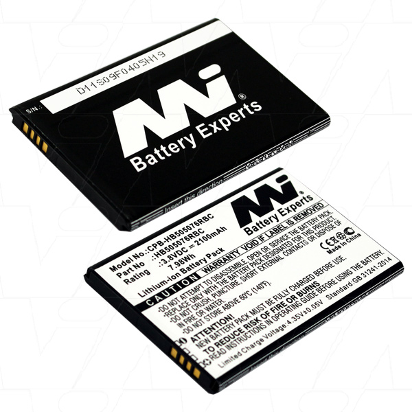 MI Battery Experts CPB-HB505076RBC-BP1